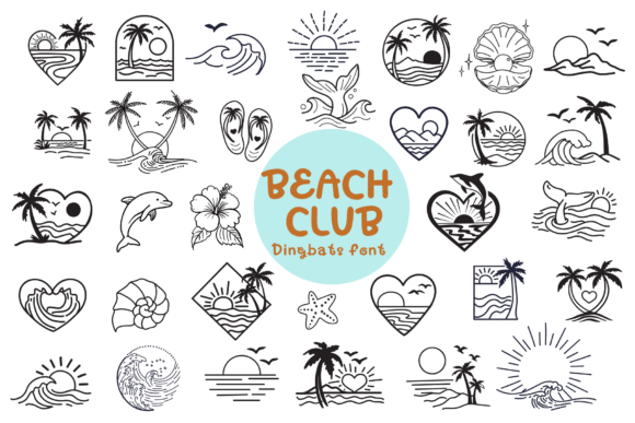 Beach Club Doodle: Tropical Design Made Easy