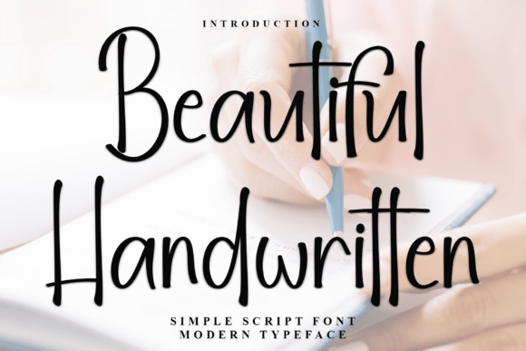 Beautiful Handwritten: A Font That Elevates Design and Creativity