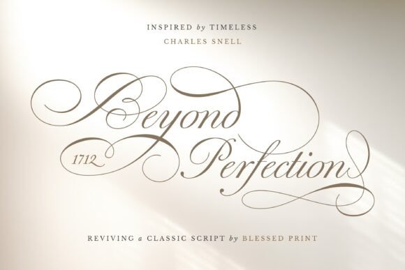 Beyond Perfection: A Refined Script Font for Timeless Typography