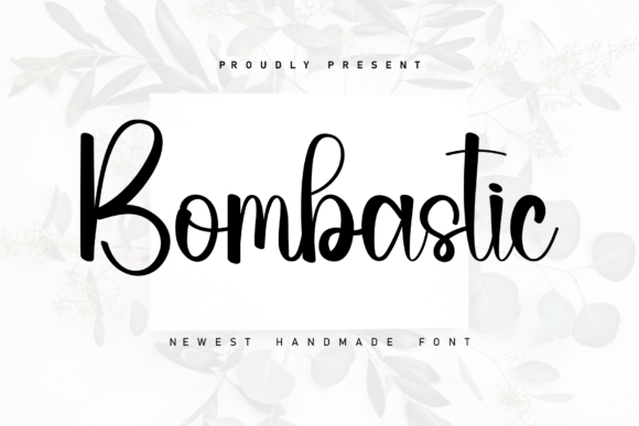 Bombastic: A Handwritten Font with Heart