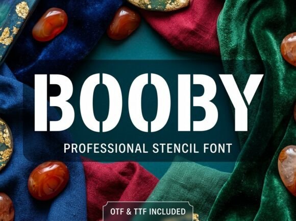 Build a Foundation of Strength with Booby: The Industrial-Utilitarian Typeface