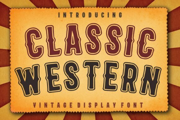 Classic Western Font for Timeless Design