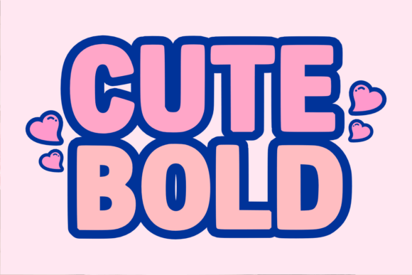 Cute Bold: A Playful Font for Modern Branding and Creative Projects
