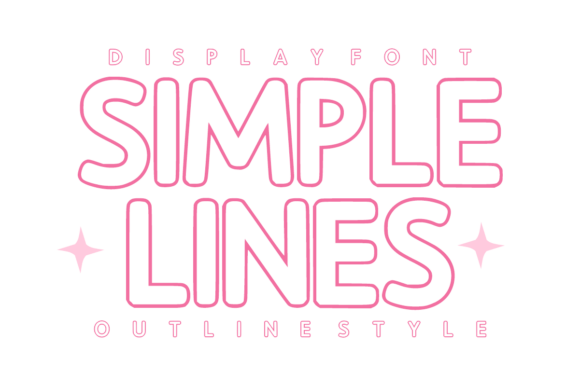 Define Your Design with Simple Lines - The Ultimate Minimalist Outline Font