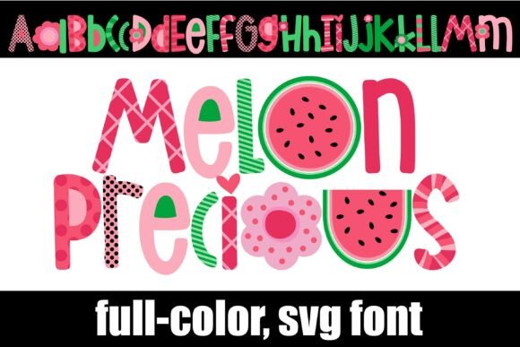 Embracing Maximalist-Cute with Melon Precious: A Playful Font for Creative Expression