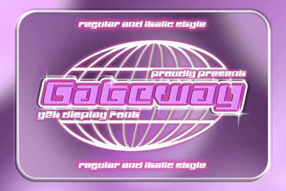 Gateway Font: A Y2K Revival for Modern Design