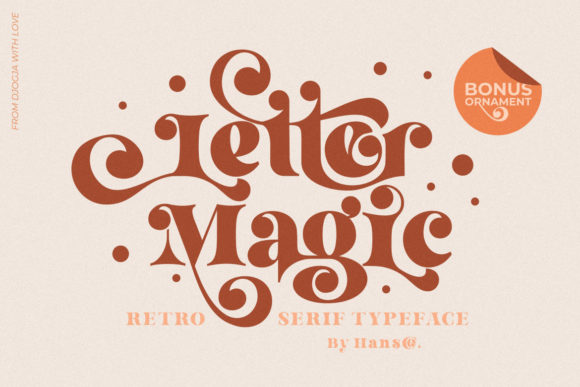 Letter Magic: A Vintage Serif Font That Elevates Design with Nostalgic Charm