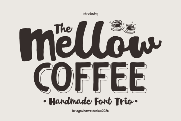 Mellow Coffee: A Font Trio That Brings Warmth and Personality to Your Designs