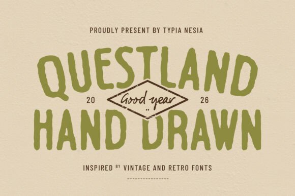 Questland: A Vintage Font That Embodies Adventure and Authenticity