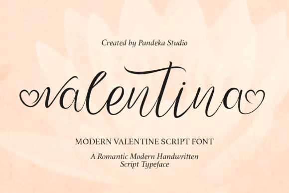 Valentina Calligraphy Font for Elegant Design