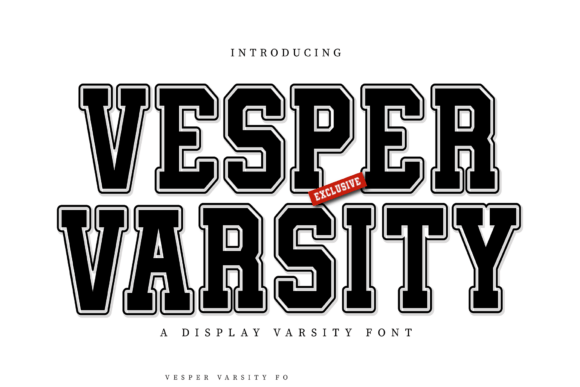 Vesper Varsity Font